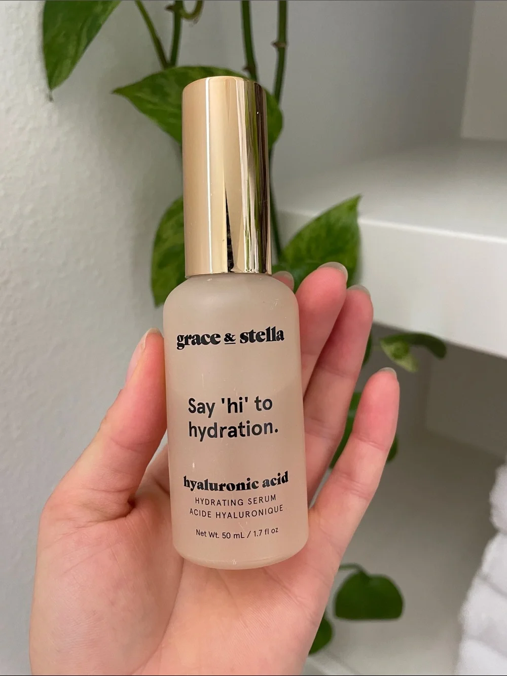 Grace & Stella hyaluronic hydrating serum moisturizer